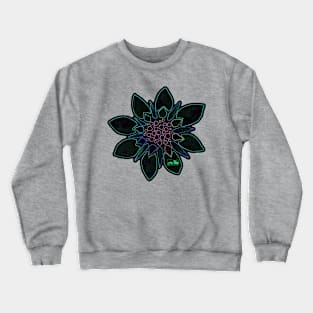 Neon Blossom Crewneck Sweatshirt